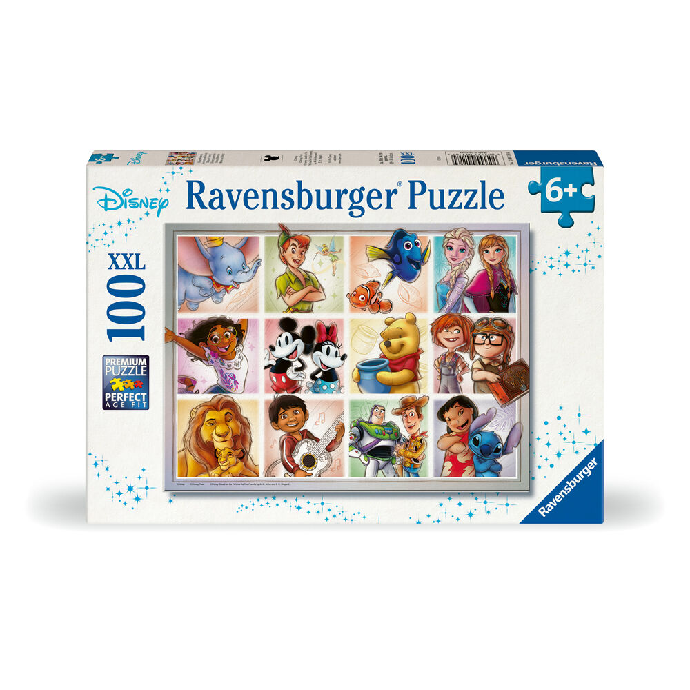 Ravensburger Disney Multicharacter Jigsaw Puzzle XXL 49x36cm Kids 6y+ (100 Pieces)