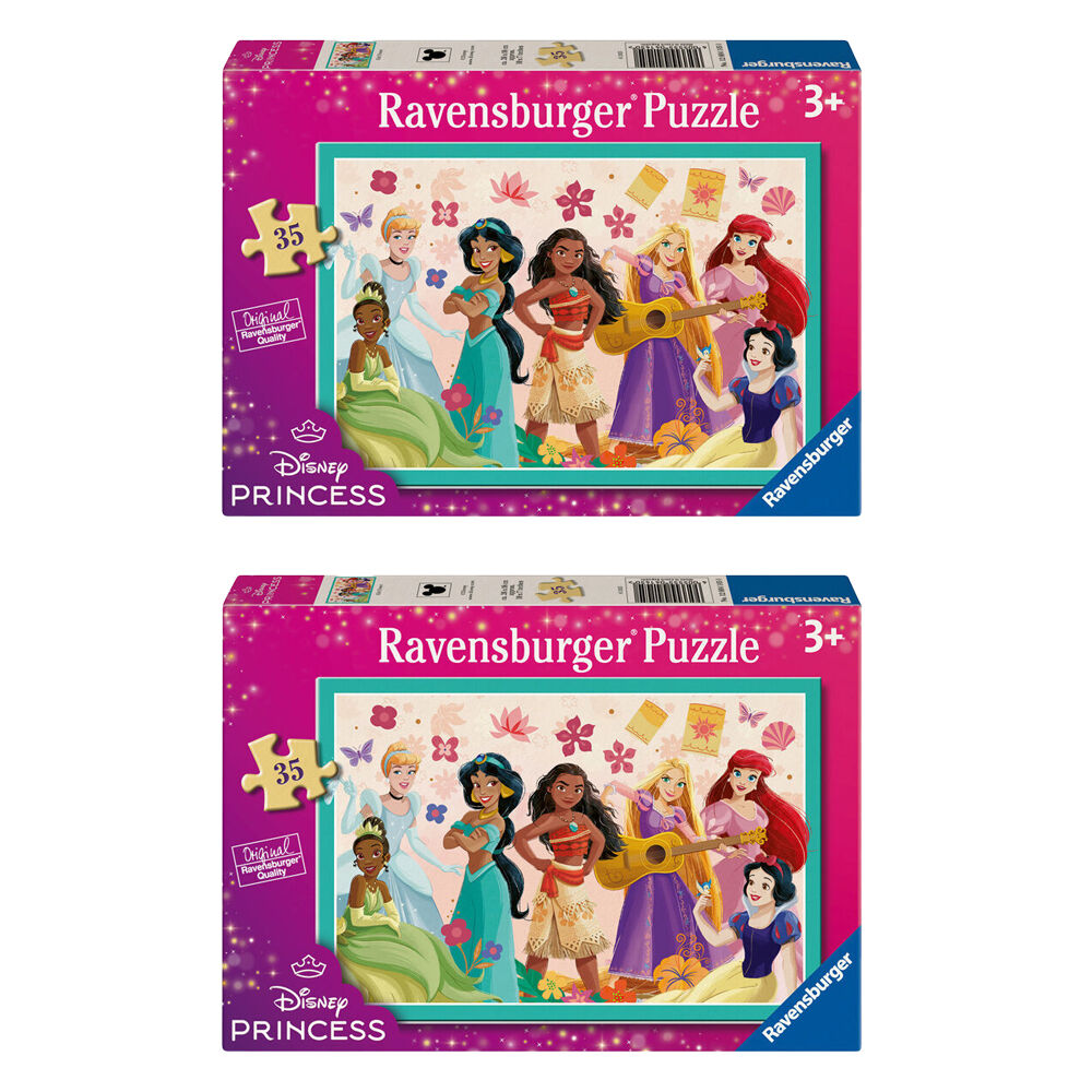 Ravensburger 35pc Ravensburger Disney Princess Jigsaw Puzzle 0.2x28.1cm Kids/Family 3y+ (2 Pack)