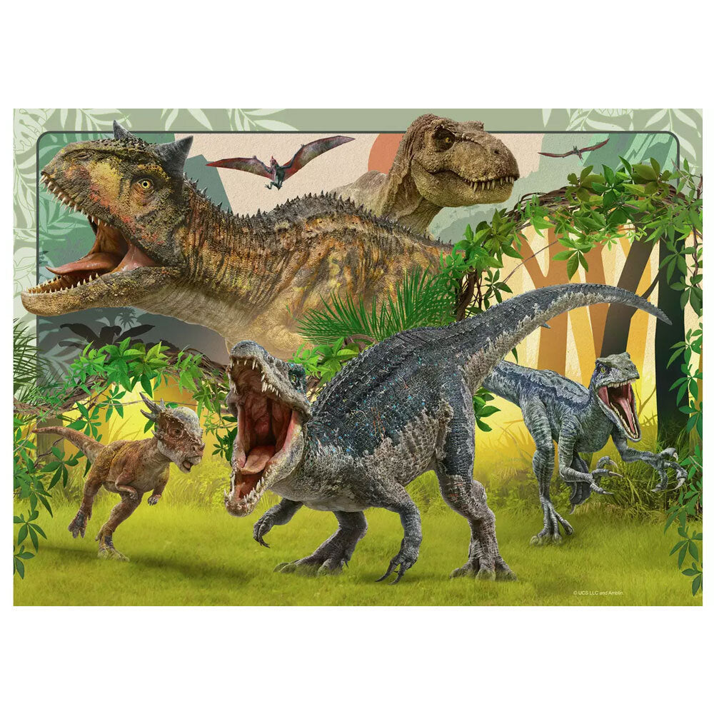 Ravensburger 4x100 Piece Ravensburger Welcome to Jurassic World Bumper Jigsaw Puzzle 6+ — image 3