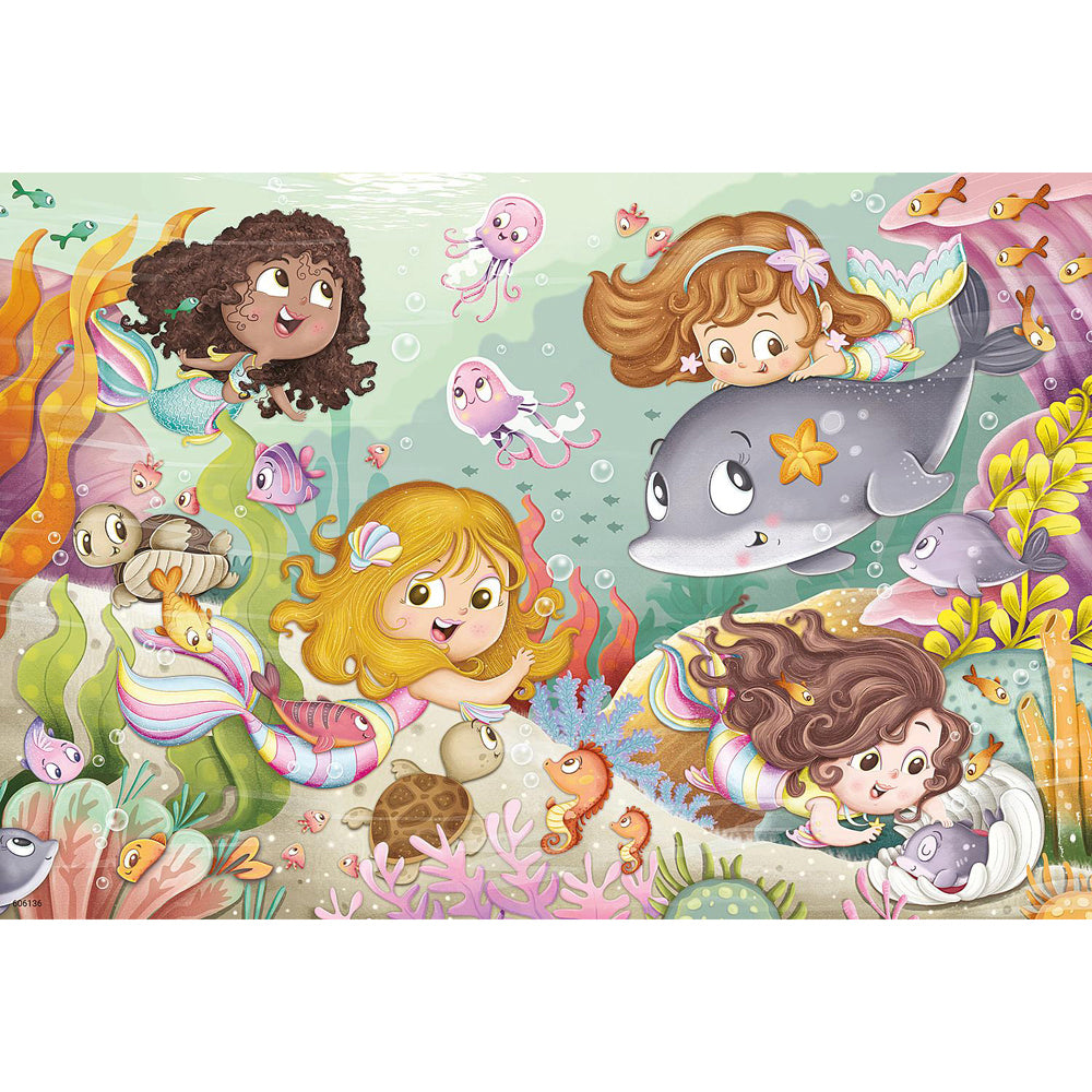 Ravensburger 2x12pc Ravensburger Fairies and Mermaids Jigsaw Kids/Childrens Puzzle Pieces 4Y+