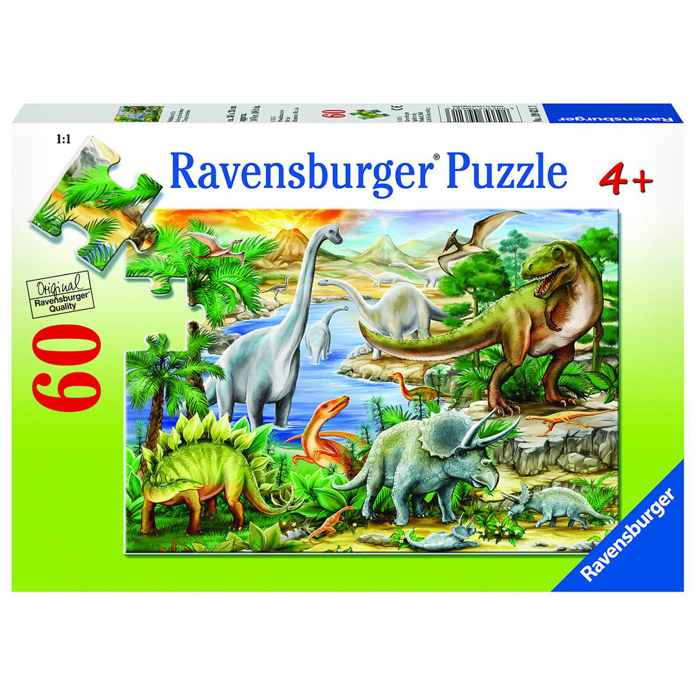 Ravensburger Prehistoric Life Jigsaw Puzzle Interactive Play Toy 4+ (60 Pieces)