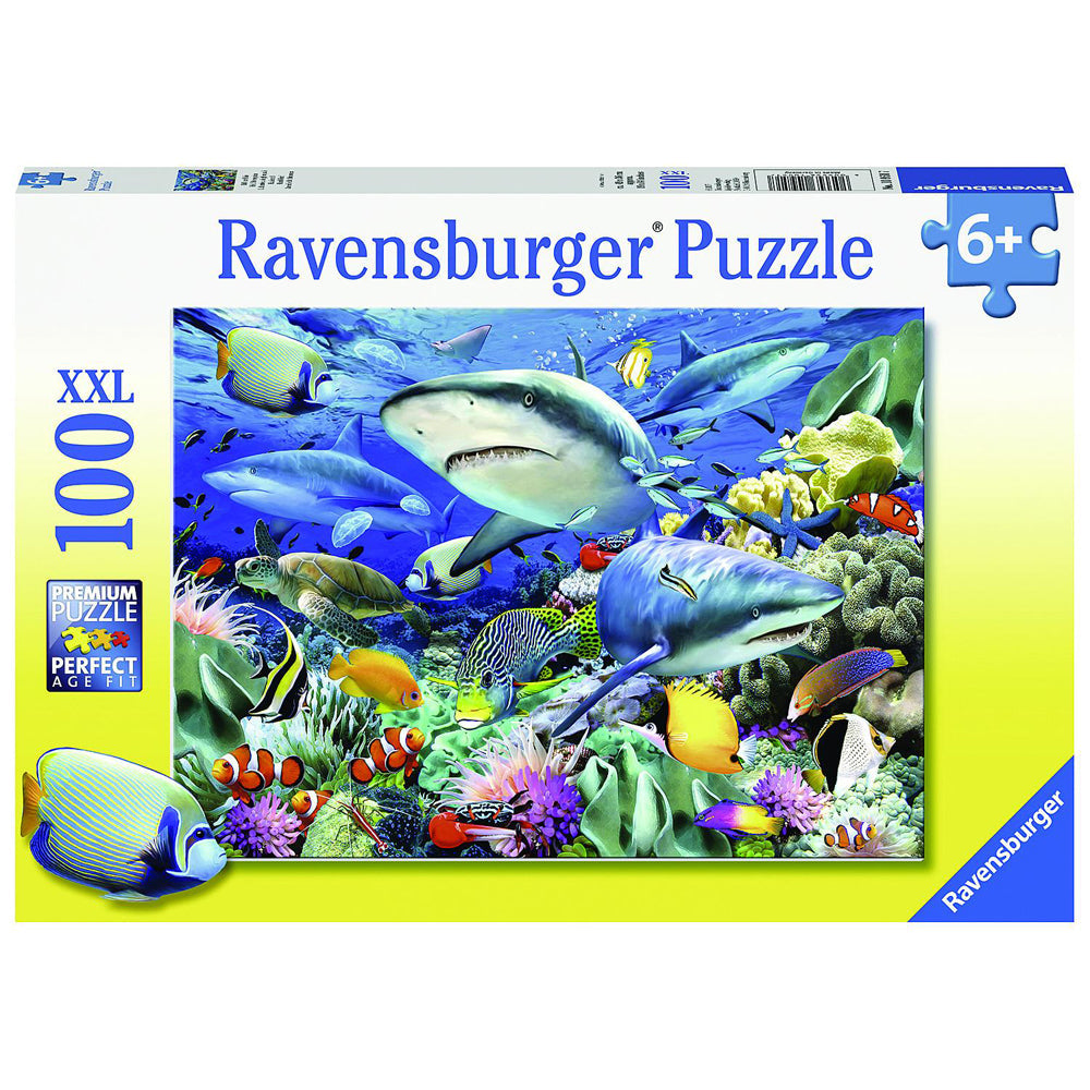 Ravensburger Reef Of The Sharks Kids/Childrens Jigsaw Puzzle Set 6y+ (100 Pieces)