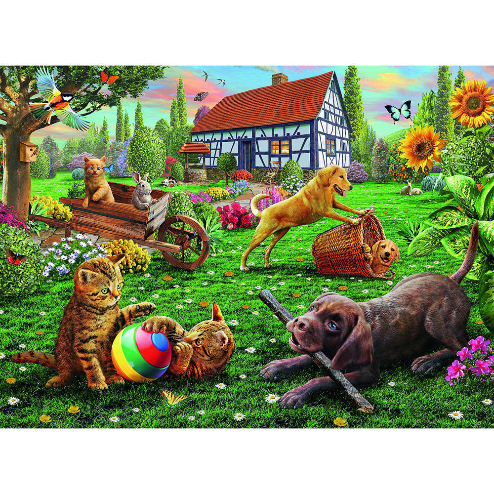 Ravensburger Playing in the Yard Jigsaw Puzzle Interactive Play Toy 8+ (200 Pieces)