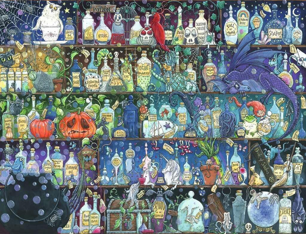 Ravensburger Poisons And Potions Adults Jigsaw Puzzle Set (2000 Pieces) — image 2
