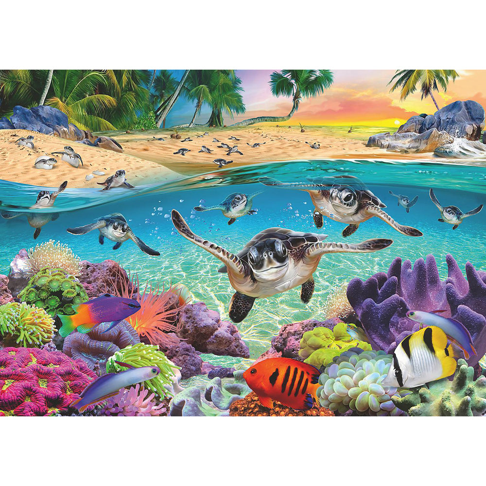 Ravensburger Race Of The Baby Sea Turtles Family Jigsaw Puzzle 70x50cm (500 Pieces) — image 3