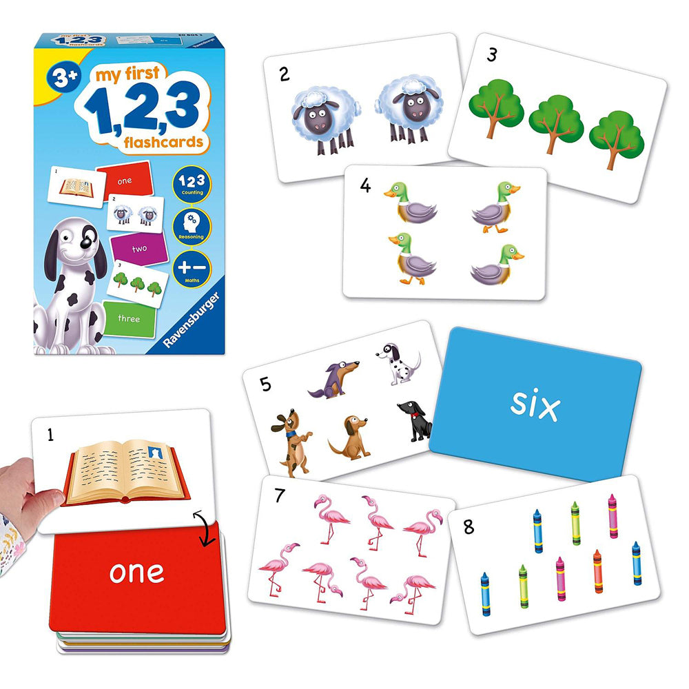 Ravensburger First Number Flashcards Kids/Childrens Jigsaw Puzzle Set Game 3y+