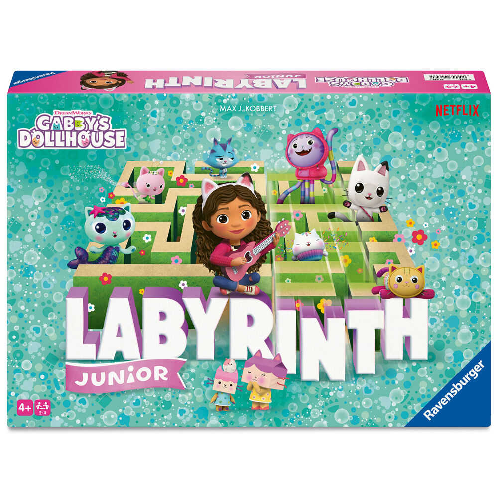 Ravensburger Kids Toy Gabby's Dollhouse Junior Labyrinth Maze Board Game 7y+
