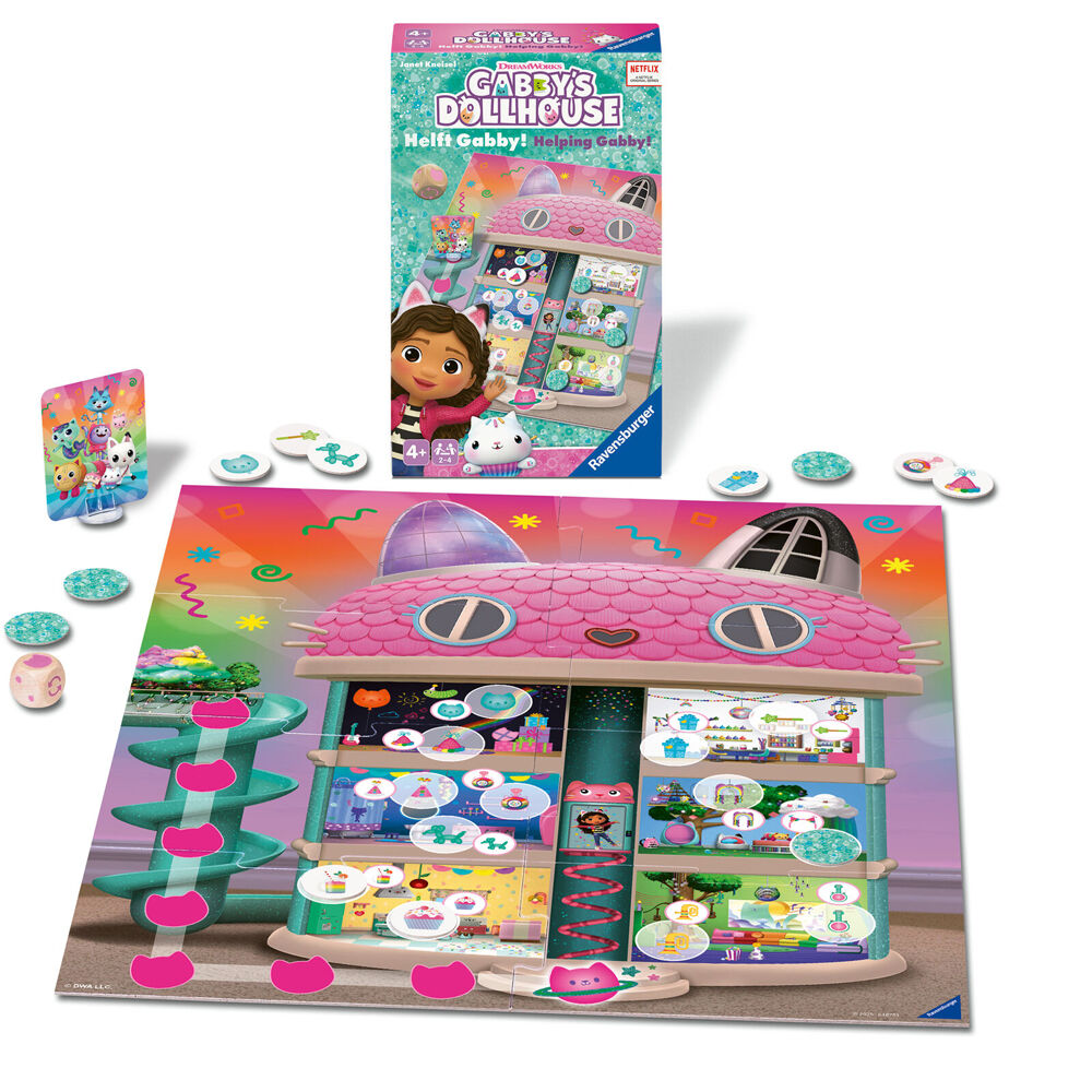 Ravensburger Family Game Gabby's Dollhouse Bring Along Kids Toy 3y+