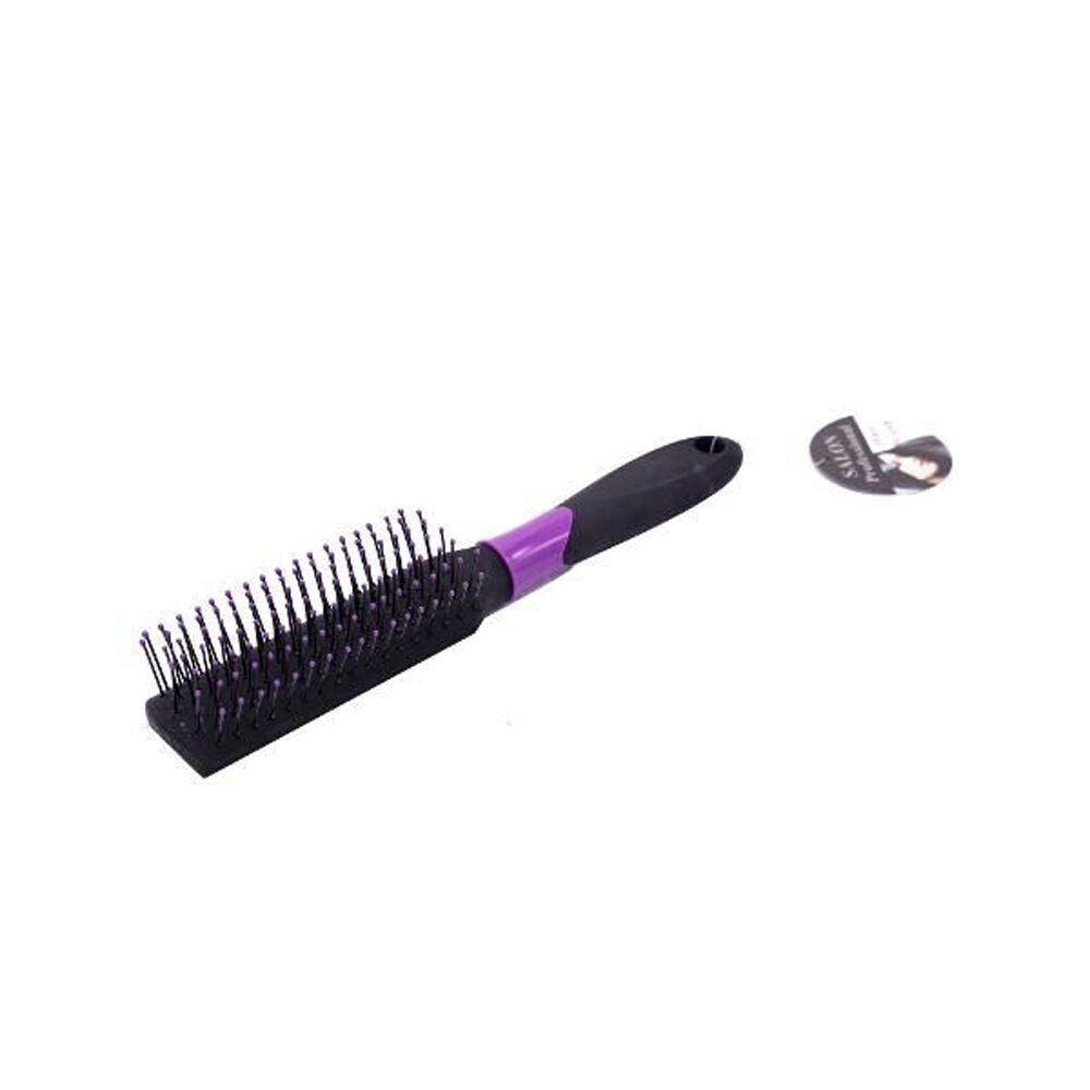 Salon Professional Women's Hair Brush Comb w/ Quality Bristles Assorted (4 Pack) — image 2