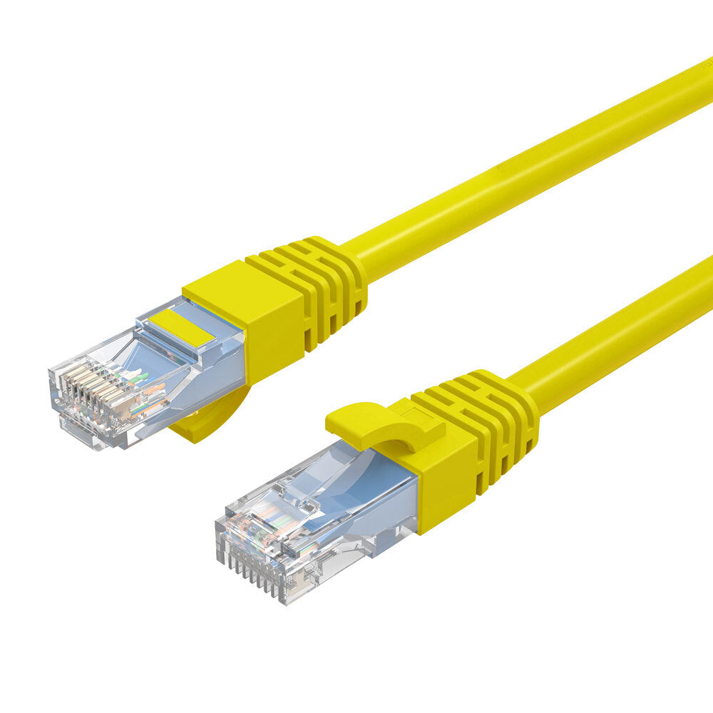 Cruxtec 0.3m CAT6/RJ45 Network Lead Cable LAN Ethernet Internet CAT 6 Cord YL — image 3