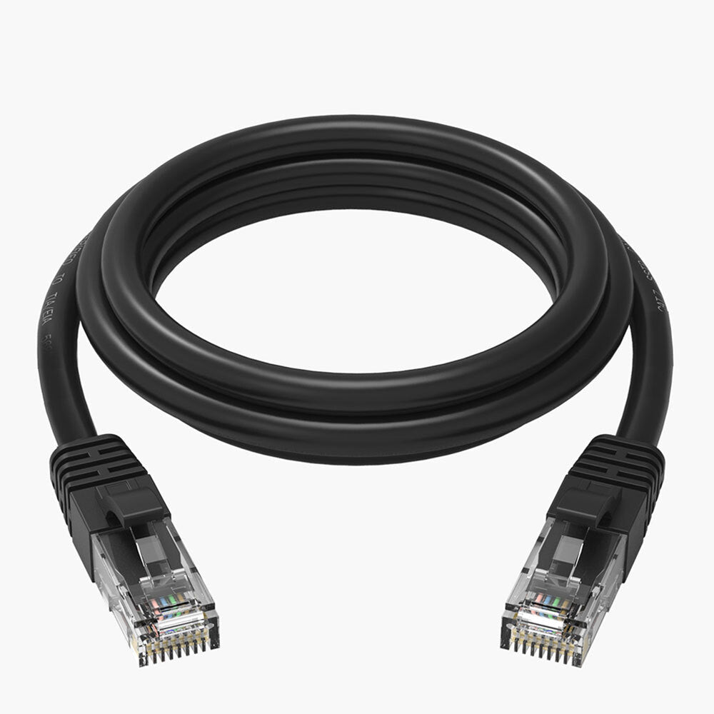 Cruxtec 0.5m CAT6/RJ45 Network Lead Cable LAN Ethernet Internet Cord Black (3 Pack) — image 4