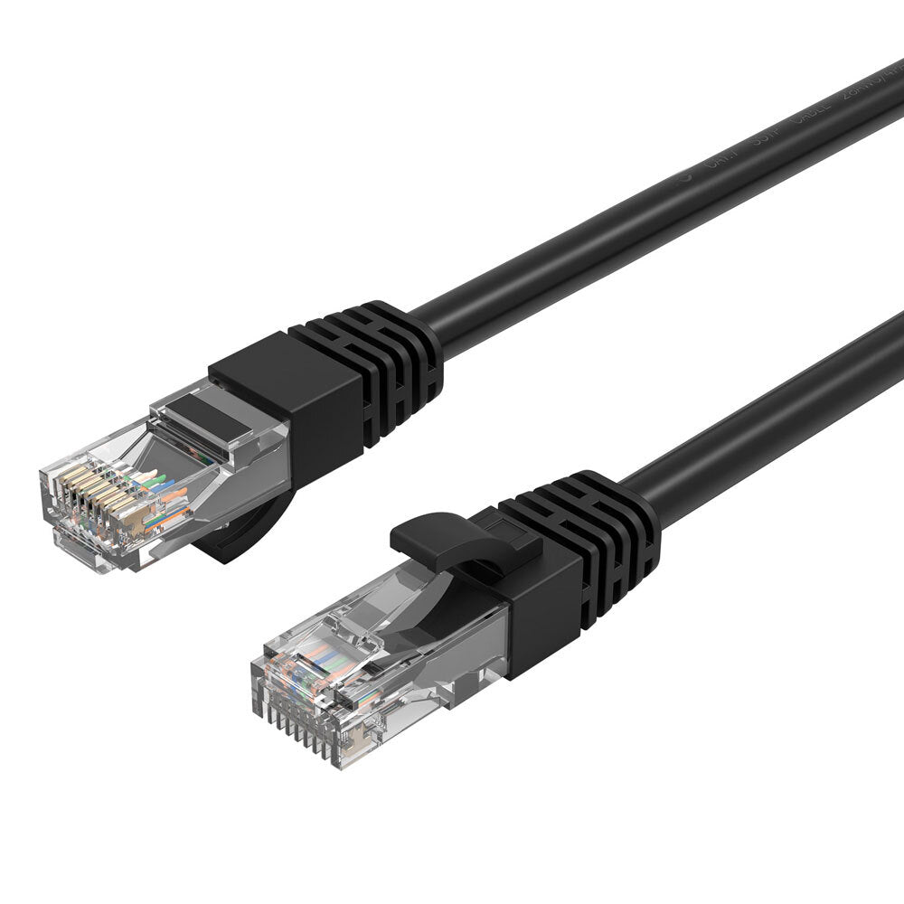 Cruxtec 0.5m CAT6/RJ45 Network Lead Cable LAN Ethernet Internet Cord Black (3 Pack) — image 6