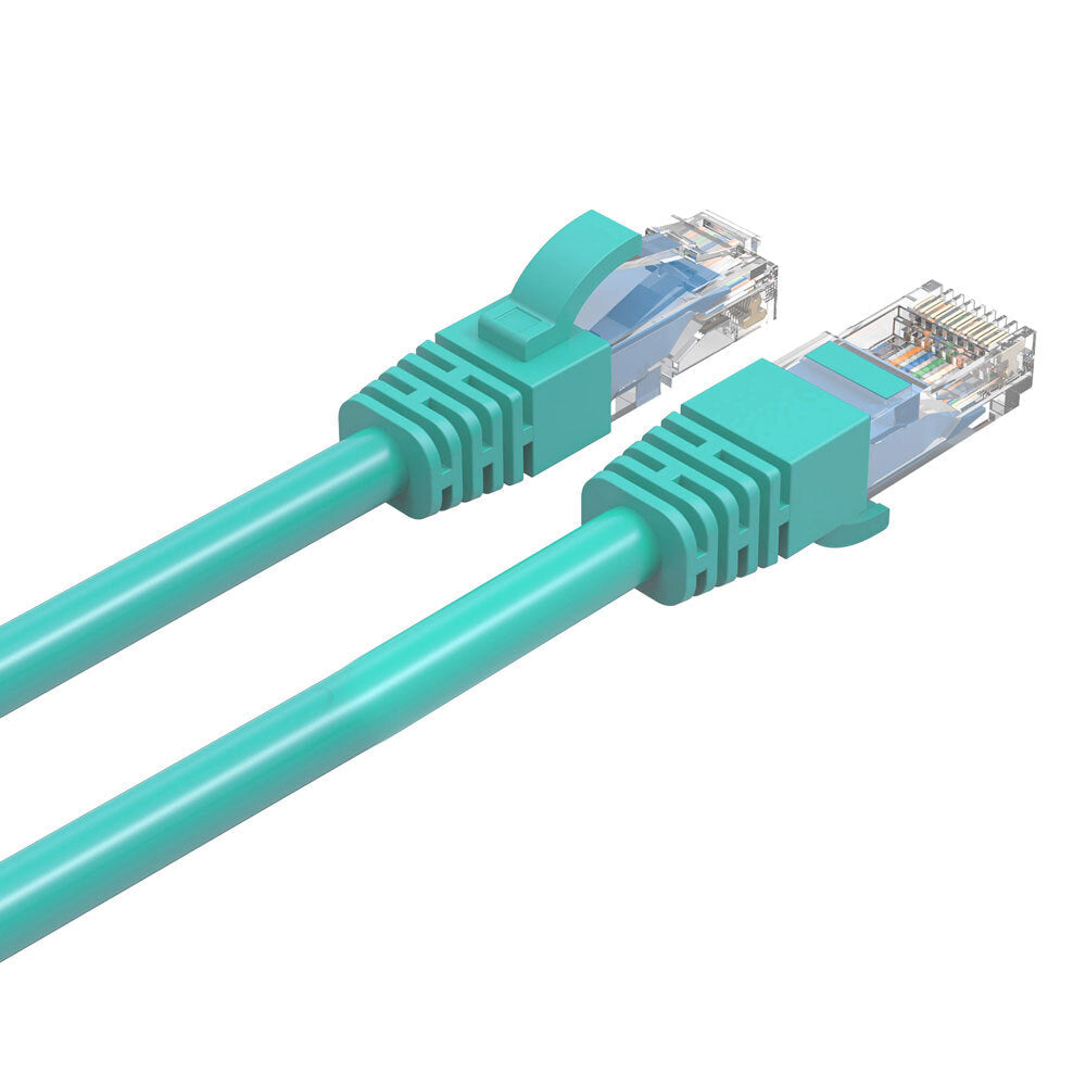 Cruxtec 0.5m CAT6/RJ45 Network Lead Cable LAN Ethernet Internet Cord Green (12 Pack) — image 2