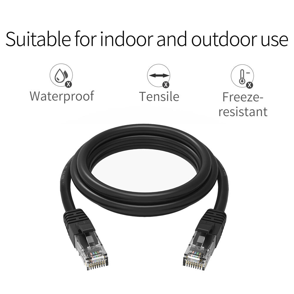 Cruxtec 1m CAT6/RJ45 Network Lead Cable LAN Ethernet Internet Router Cord BK (6 Pack) — image 8
