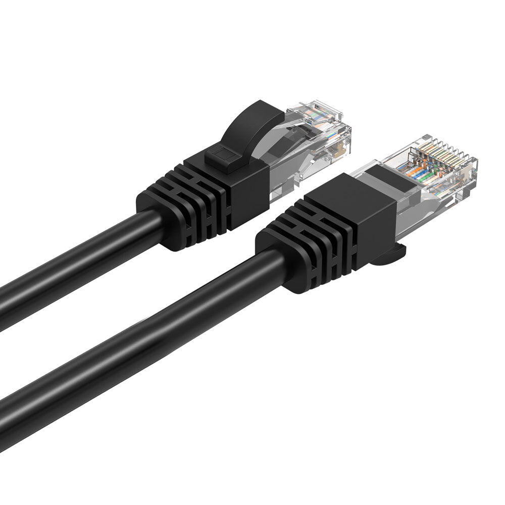 Cruxtec 1m CAT6/RJ45 Network Lead Cable LAN Ethernet Internet Router Cord BK (6 Pack) — image 2
