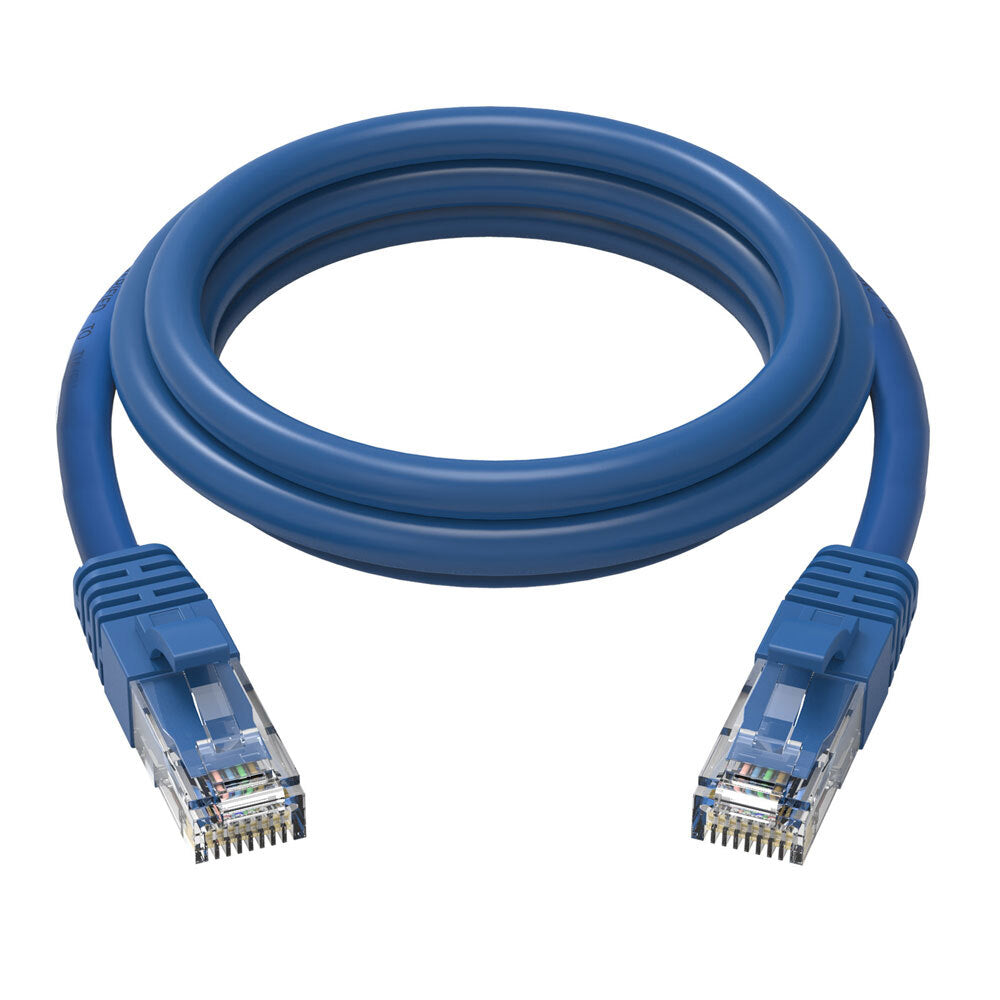 Cruxtec 1m CAT6/RJ45 Network Lead Cable LAN Ethernet Internet Router Cord BL (3 Pack) — image 4