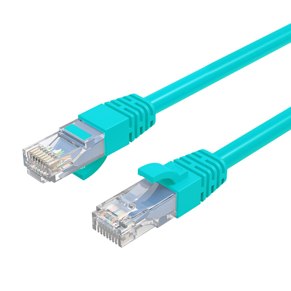Cruxtec 1m CAT6/RJ45 Network Lead Cable LAN Ethernet Internet Router Cord GRN (3 Pack) — image 5