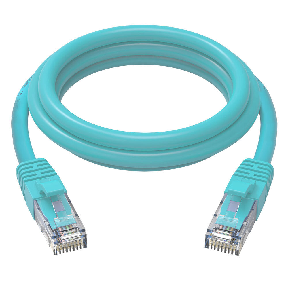 Cruxtec 1m CAT6/RJ45 Network Lead Cable LAN Ethernet Internet Router Cord GRN (3 Pack) — image 4