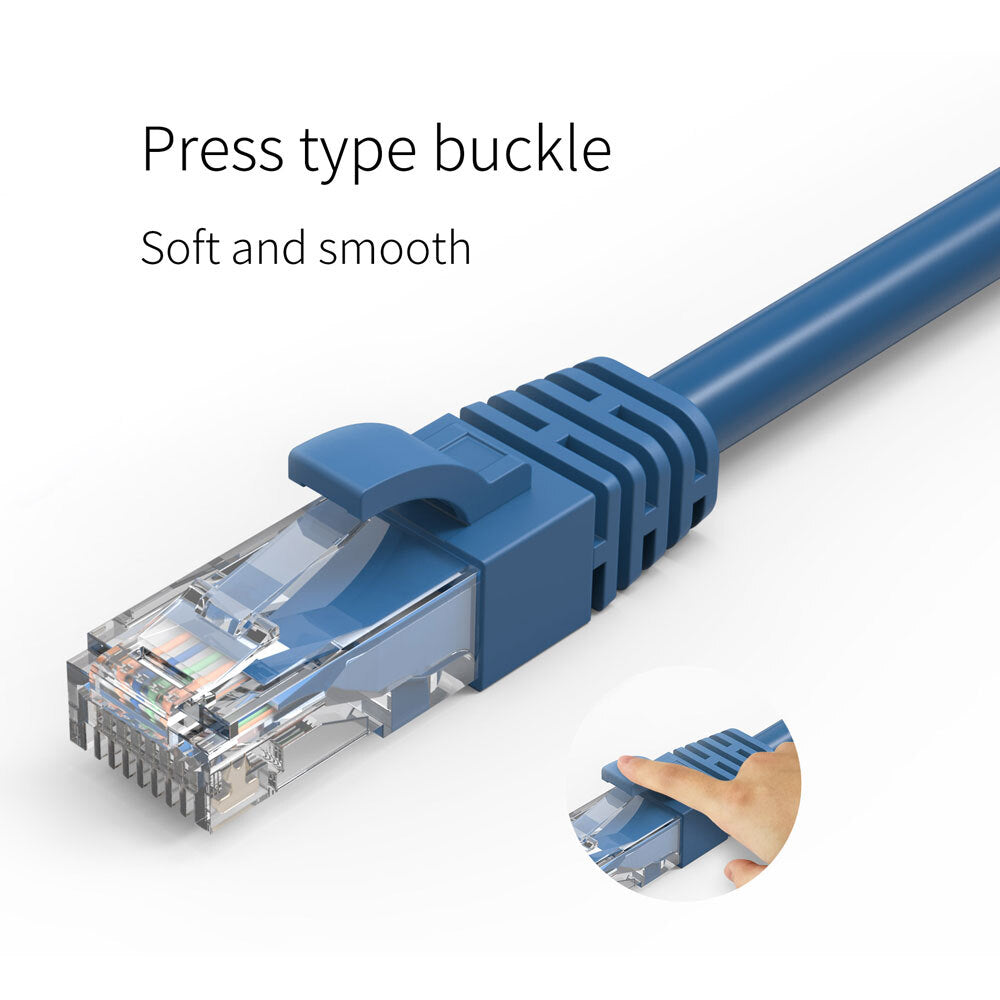 Cruxtec 10m CAT6/RJ45 Network Lead Cable LAN Ethernet Internet Router Cord Blue — image 7