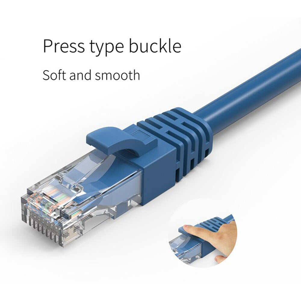 Cruxtec 50m CAT6/RJ45 Network Lead Cable LAN Ethernet Internet Router Cord BL (2 Pack) — image 5