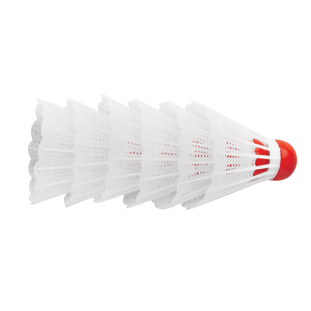 Regent Outdoor Durable Plastic Badminton Playing Shuttles Sport Equipment (6 Pieces)