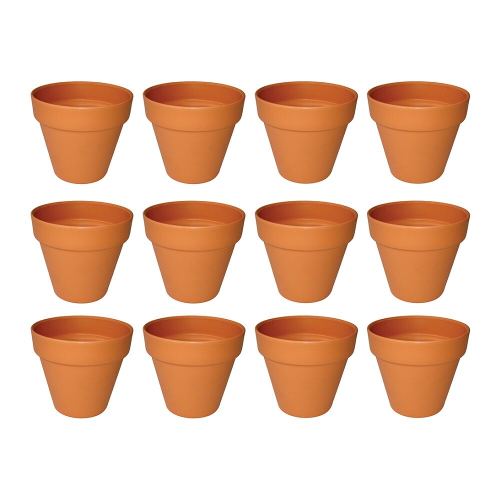 Homeleisure Replicotta Round Pot 150mm Outdoor Decorative Garden Decor (12 Pack)