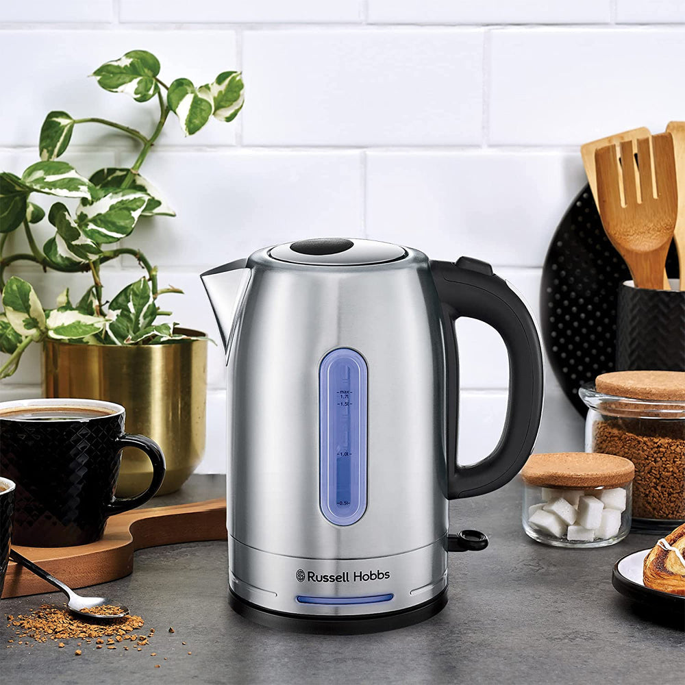 Russell Hobbs RHK26330 Electric 1.7L Quiet Kettle Stainless Steel Water Jug Silver — image 4