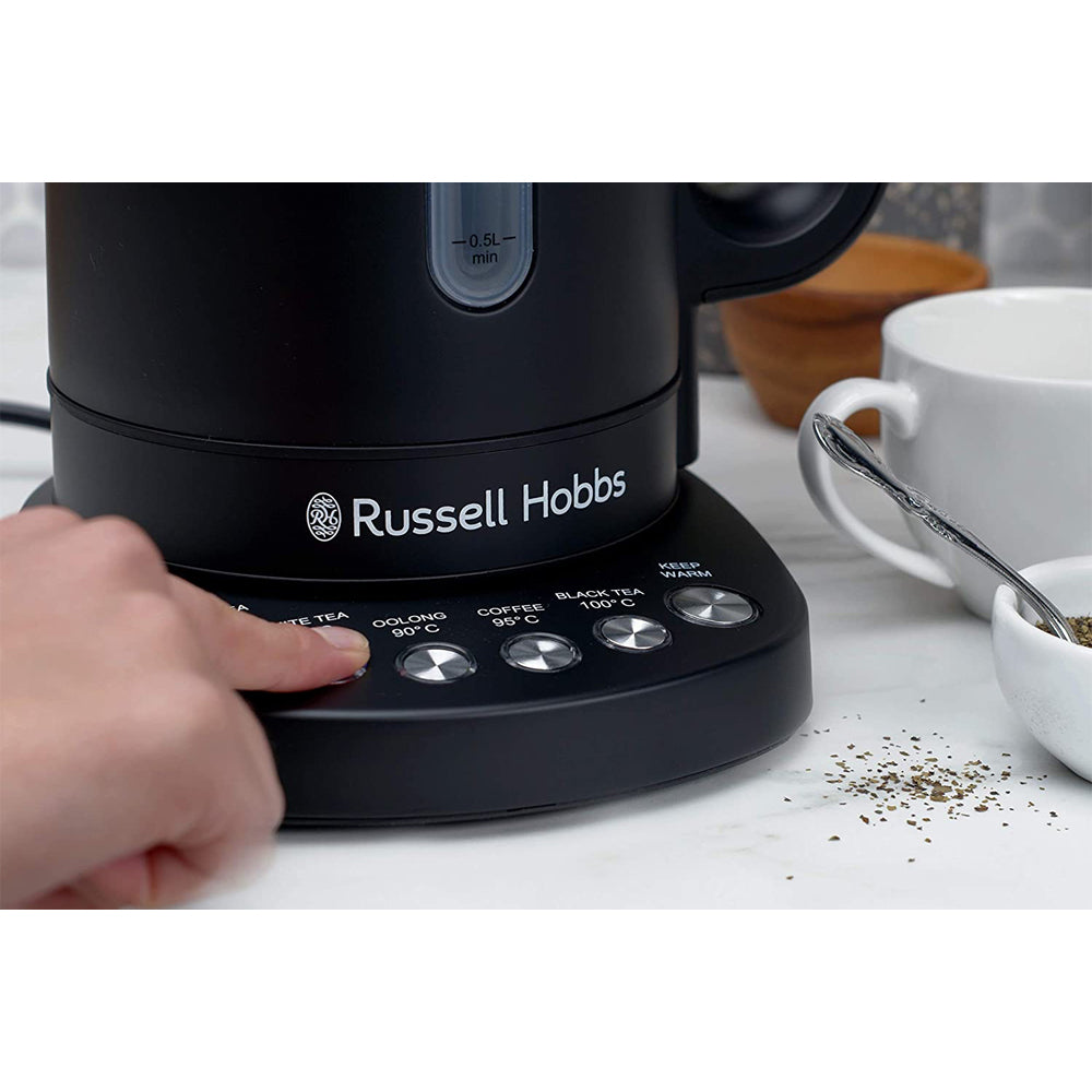 Russell Hobbs RHK510BLK Electric Addison 1.7L Digital Kettle Stainless Steel-Matte Black — image 3