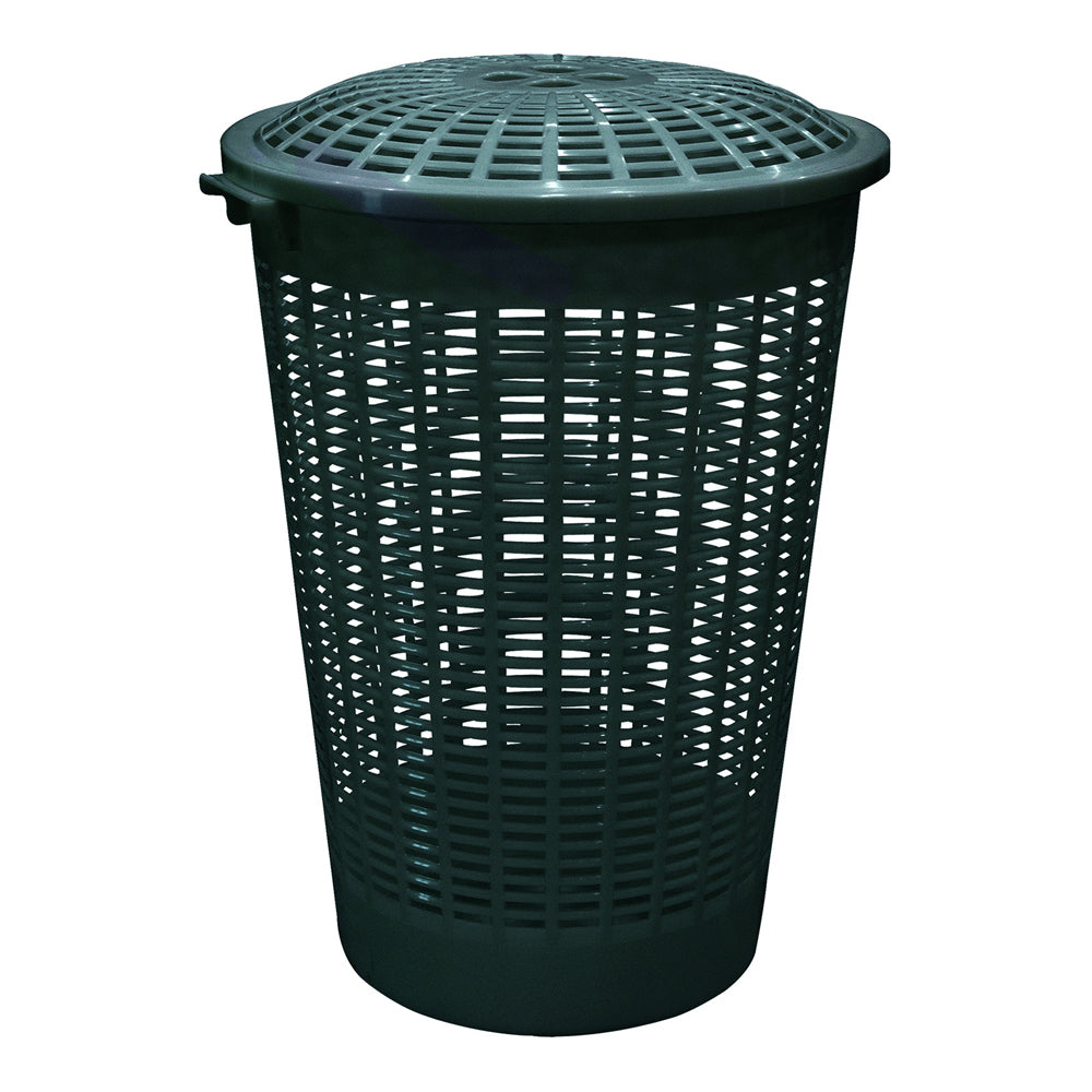 Homeleisure Linen Hamper 62L Grey Laundry Cleaning (2 Pack)