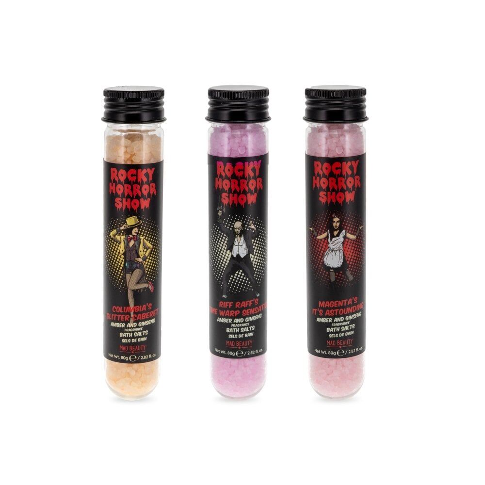 Rocky Horror Show Amber and Ginseng Potion Bottle Shaped Bubble Bath Trio — image 2