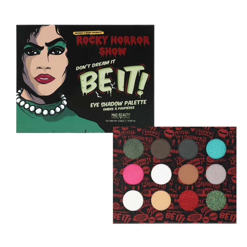 Rocky Horror Show Matte & Glitter Eyeshadow Makeup Palette 30g (12 Pieces) — image 3