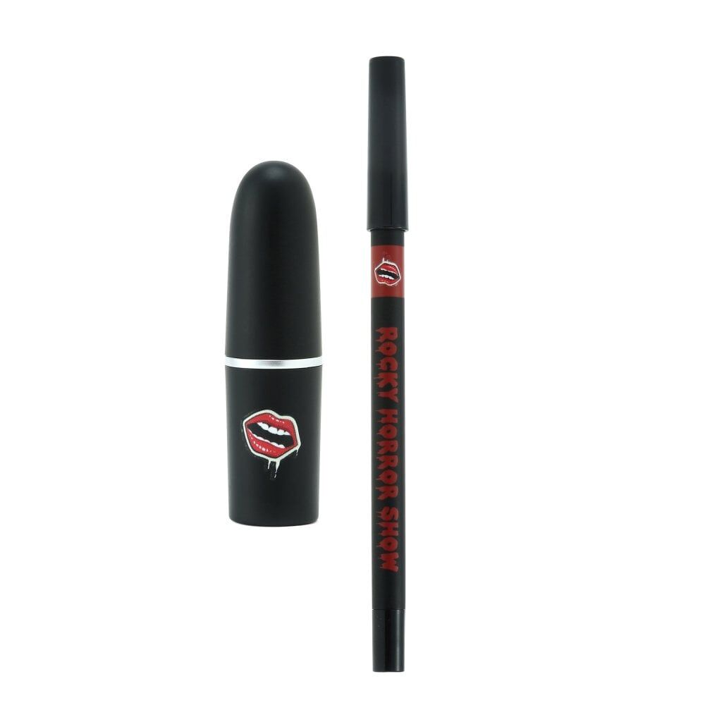 Rocky Horror Show Satin Finish Lipstick and Lip Liner Makeup Kit Red (2 Pack) — image 3
