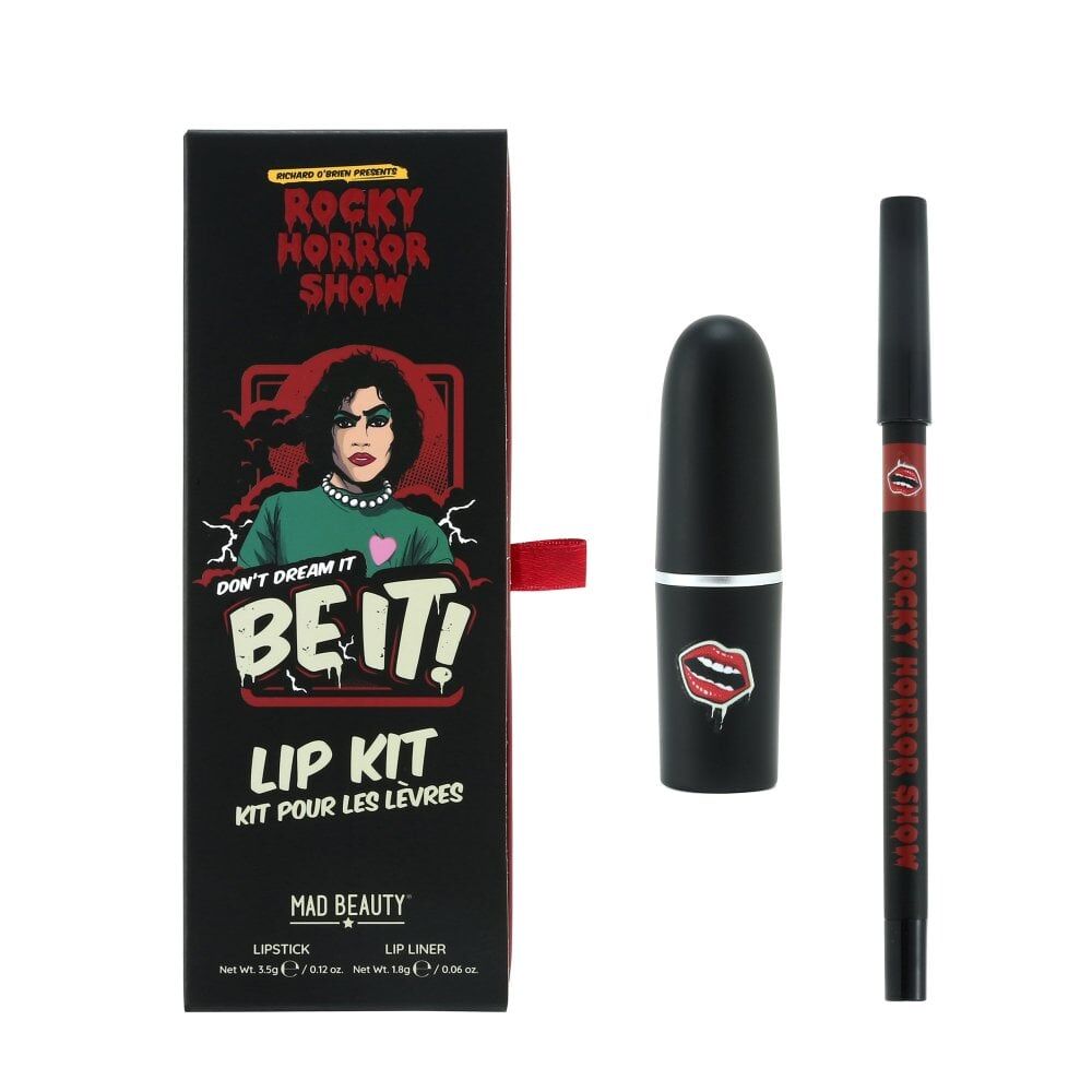 Rocky Horror Show Satin Finish Lipstick and Lip Liner Makeup Kit Red (2 Pack) — image 4