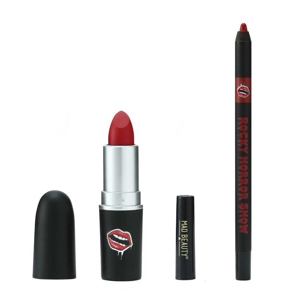 Rocky Horror Show Satin Finish Lipstick and Lip Liner Makeup Kit Red (2 Pack) — image 5