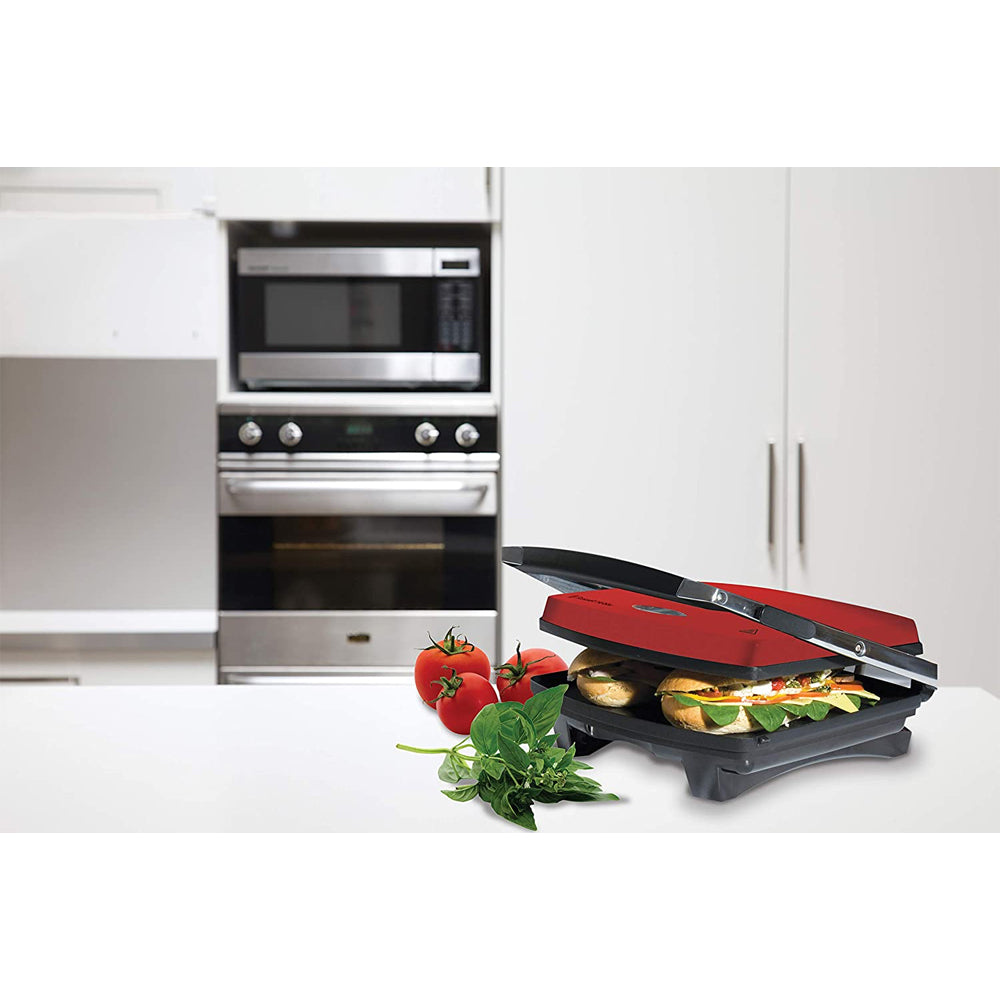 Russell Hobbs RHSP801REDE Non-Stick Electric 2100W 4-Slice Sandwich Press Red — image 5