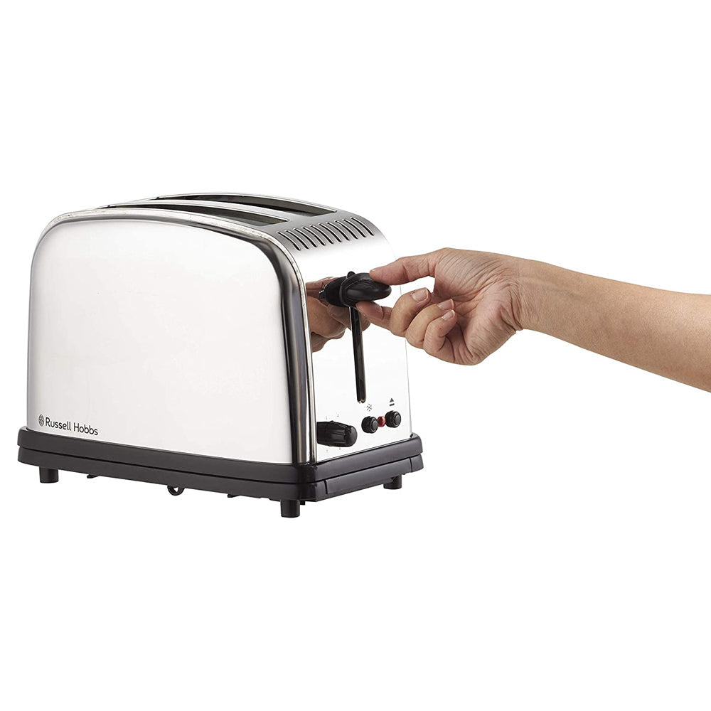 Russell Hobbs RHT12BRU Classic 2 Slice Toaster 1670W Brushed Stainless Steel — image 3