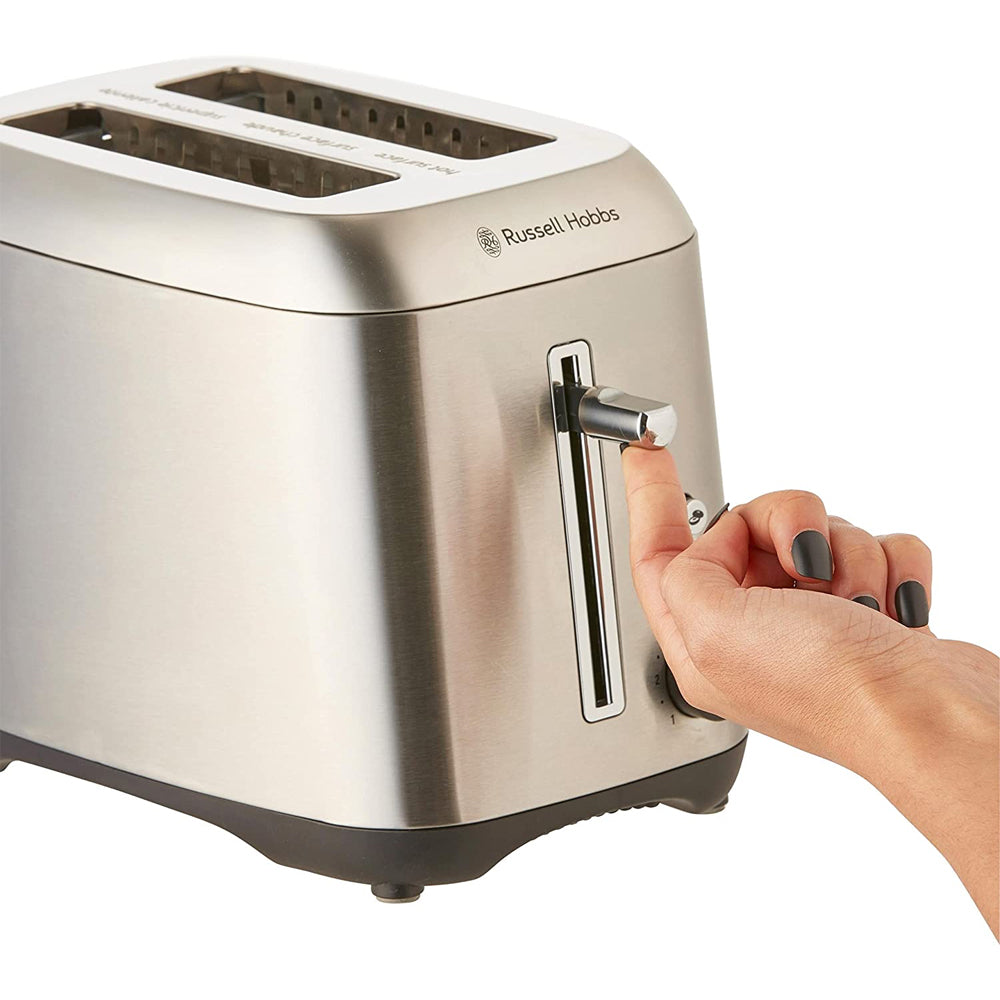 Russell Hobbs RHT82BRU 930W Carlton 2-Slice Bread Sandwich Toaster Brushed SS — image 3