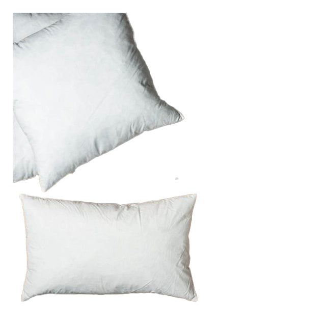 Belle Duck Feather Throw Pillow Cushion Insert Stuffer 30x60cm Square White (2 Pack) — image 2