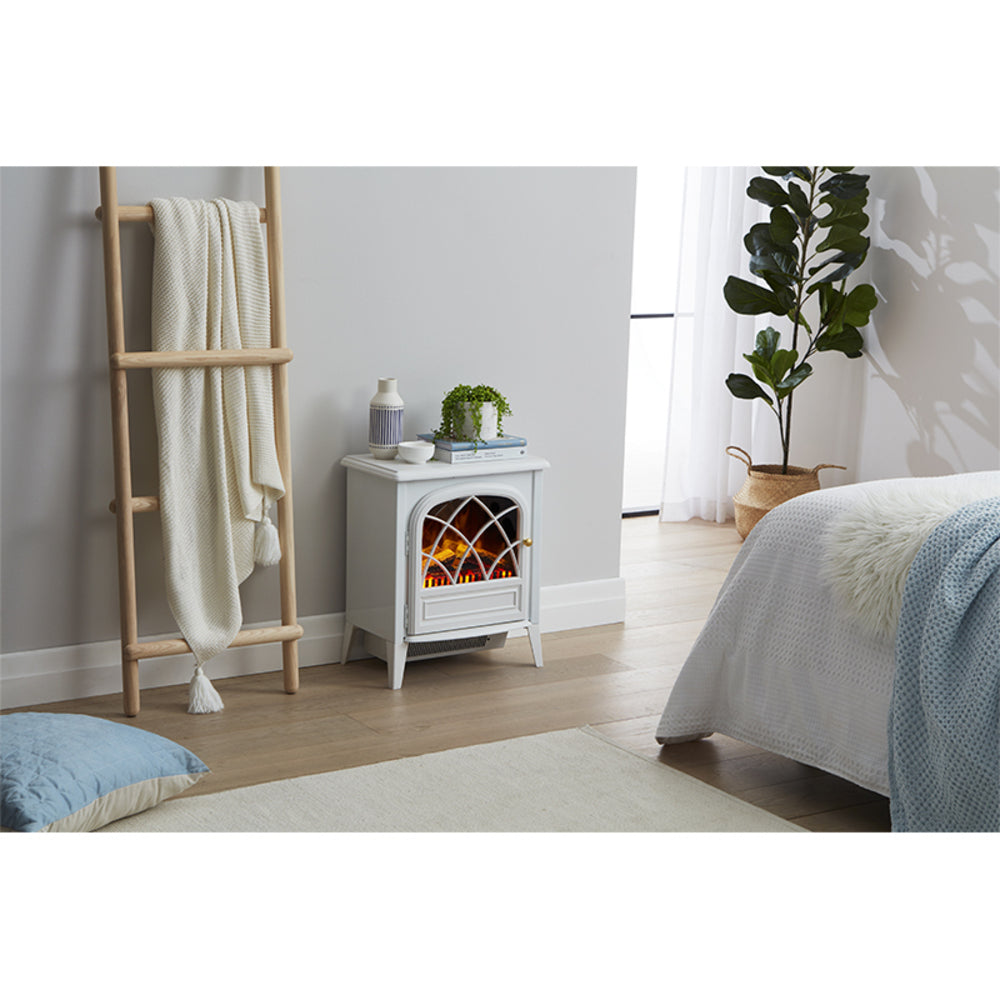 Dimplex Ritz White 2000KW 60cm Electric Fireplace Stove Freestanding Heater — image 2