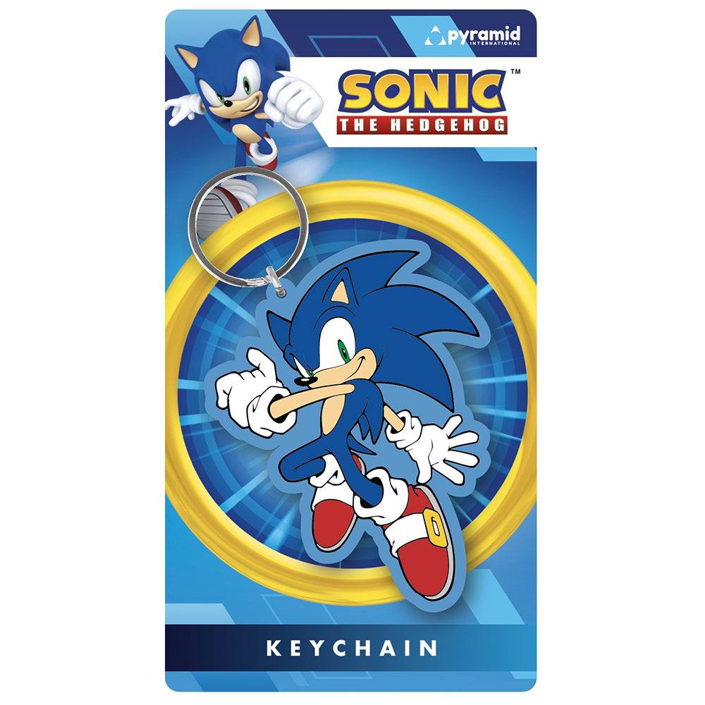 Sonic The Hedgehog Video Game/Cartoon Gaming Themed Jump Keyring/Keychain