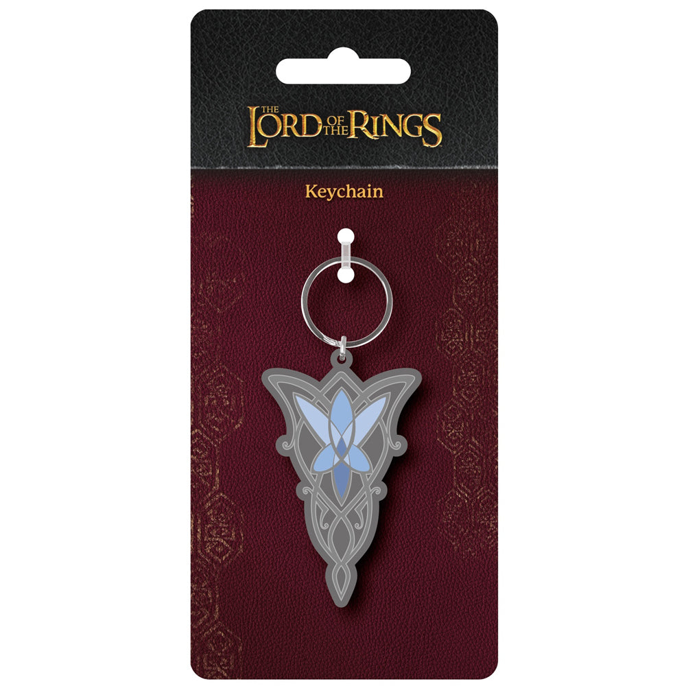 Lord of the Rings PVC Keyring Bag/Car Key Ring Accessory Arwen Evenstar Pendant
