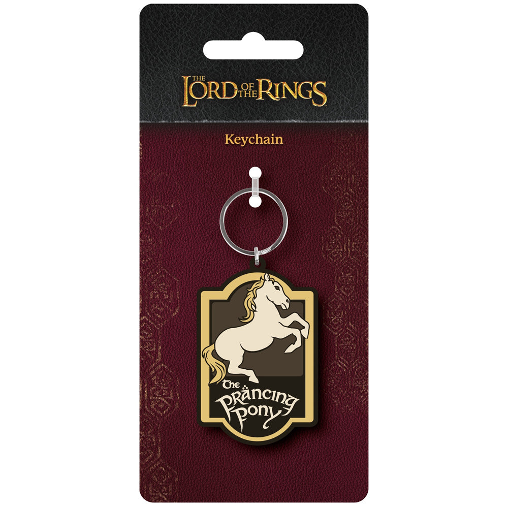 Lord of the Rings PVC Keyring Bag/Car Key Accessory Keychain The Prancing Pony