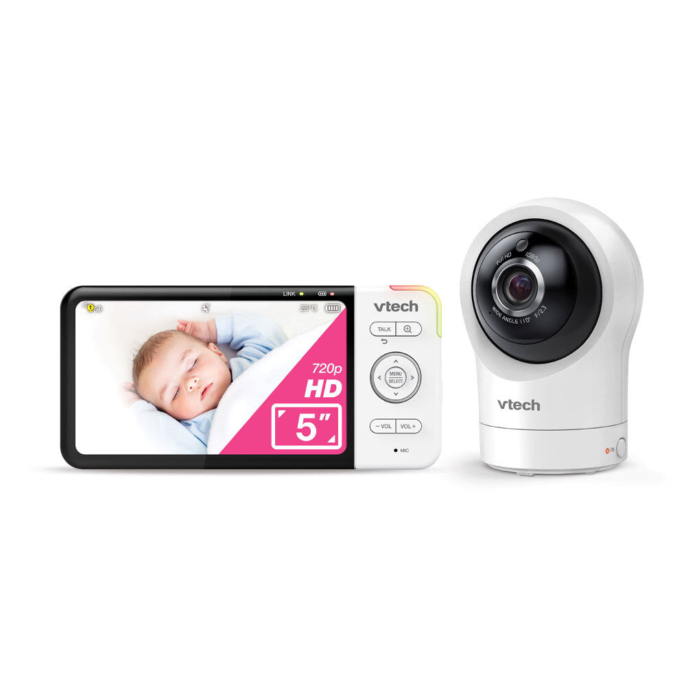 Vtech 5 Inch Smart HD Pan & Tilt Video Baby Monitor With Remote Access 720p