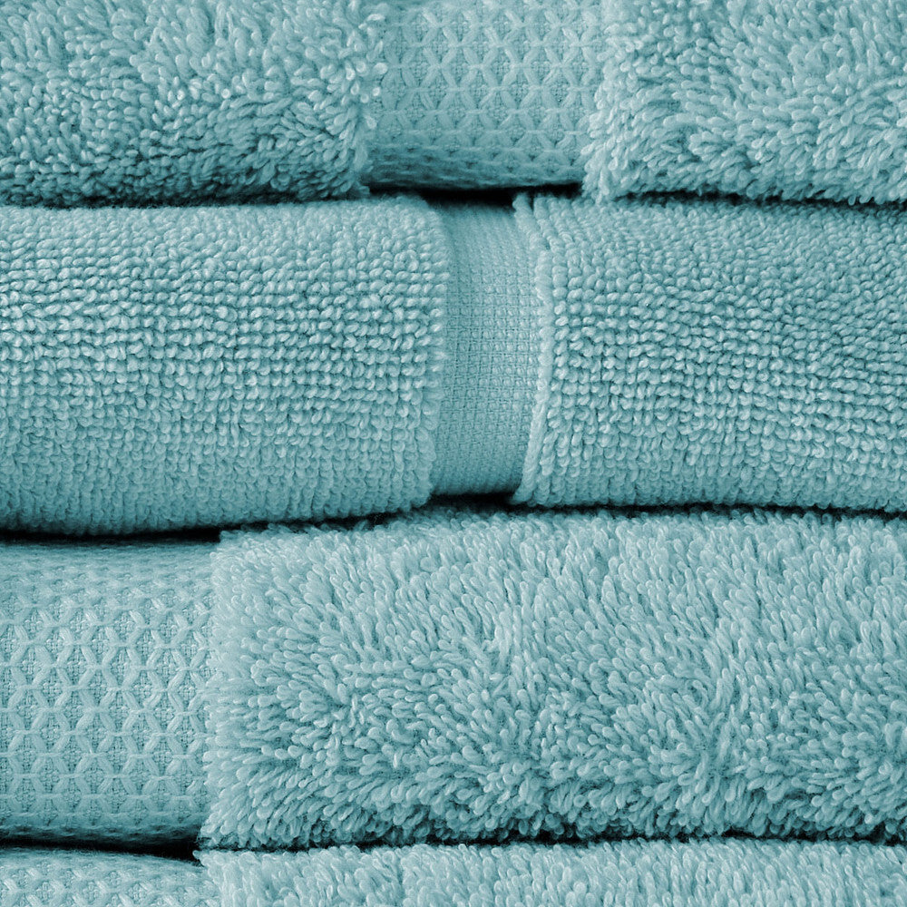 Canningvale Royal Splendour Bath Sheet Set Aqua Foam Home/Bathroom Decor (2 Pieces) — image 2