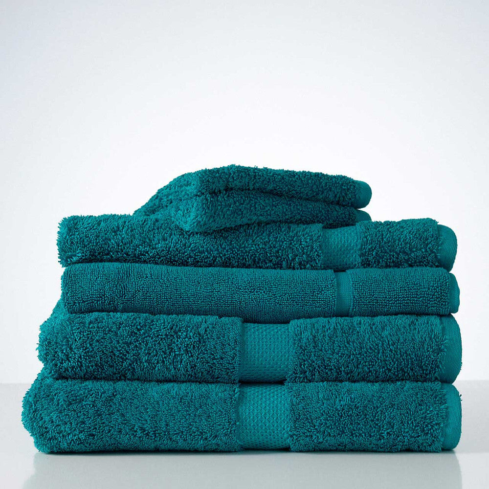 Canningvale Royal Splendour Bathroom Towel Set Luxury Home Decor Oceano Teal (6 Pieces) — image 2