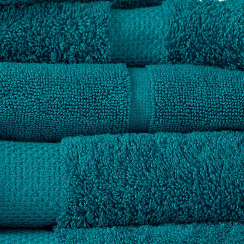 Canningvale Royal Splendour Home Decor Bathroom Bath Towel Set Oceano Teal (8 Pieces) — image 2