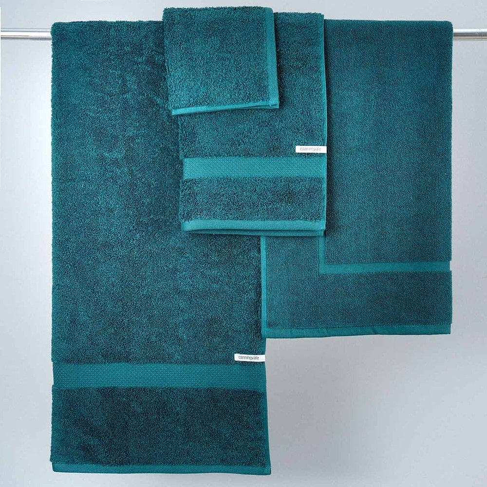 Canningvale Royal Splendour Home Decor Bathroom Towel Set Azzurrite Teal (8 Pieces) — image 3