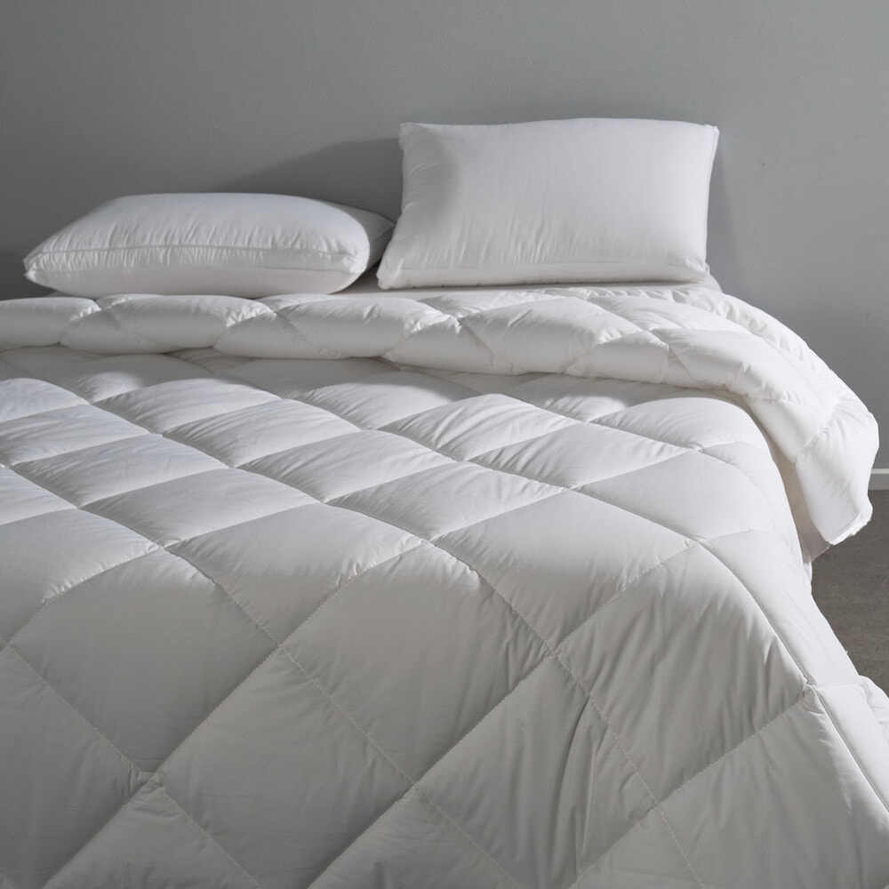 Canningvale Double Bed Luxury Quilt White Heavy 350GSM Home Bedding/Blanket
