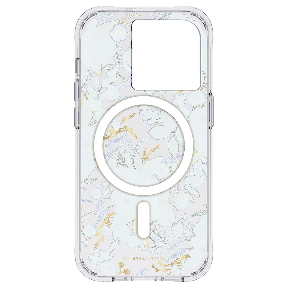 Case-Mate Rifle Paper Case MagSafe Cover For iPhone 14 Plus Garden Party Blue — image 4