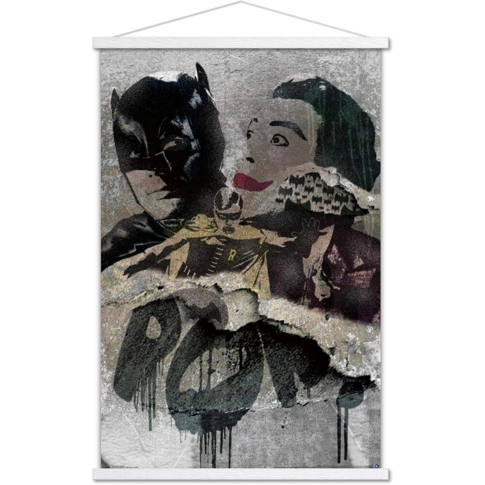 DC Comics Batman Classic TV Grunge Poster Room Wall Decor Display 86x57cm